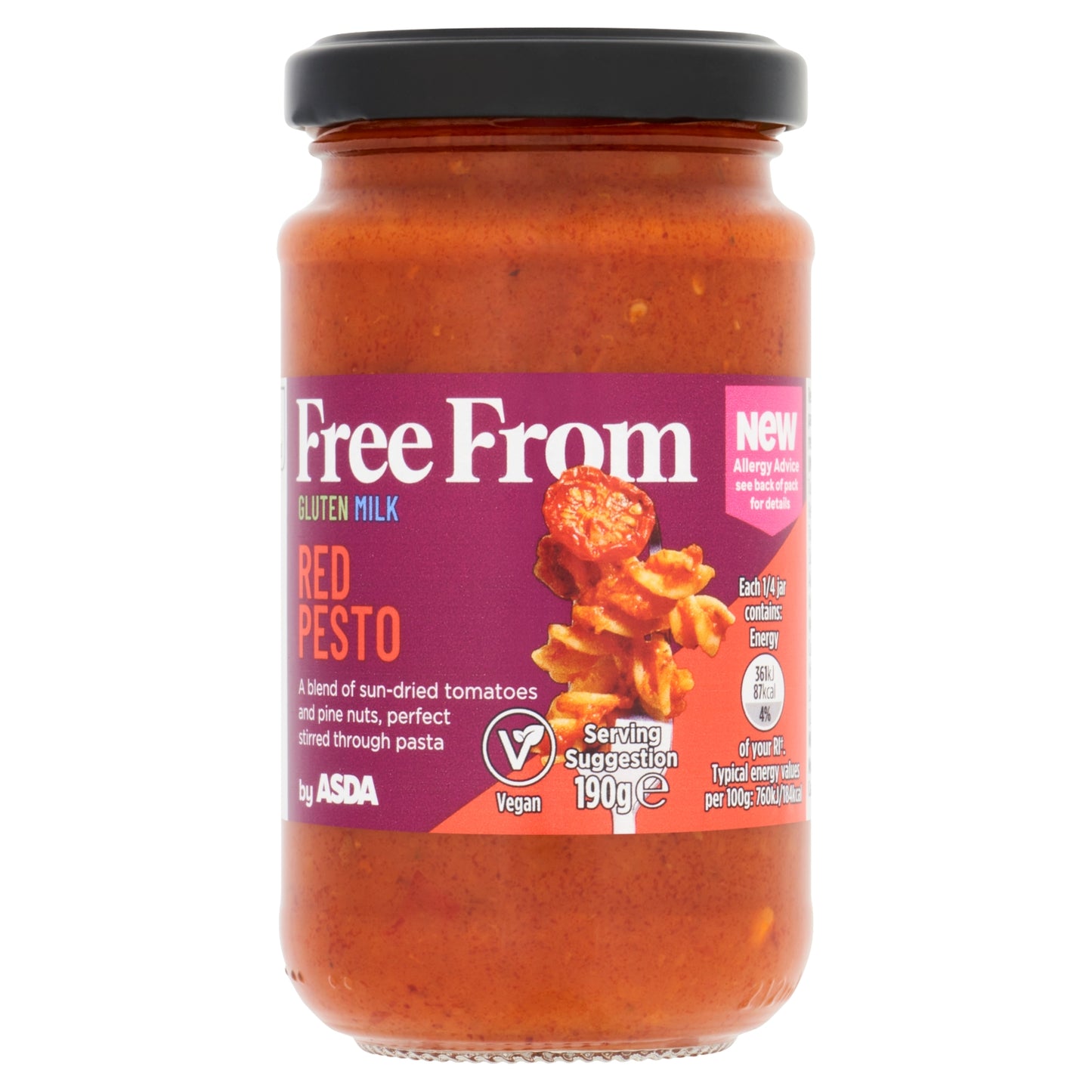 ASDA Free From Free From by Red Pesto 190g
