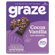 Graze Cocoa Vanilla Oat Boosts Flapjacks 120g (4 x 30g)