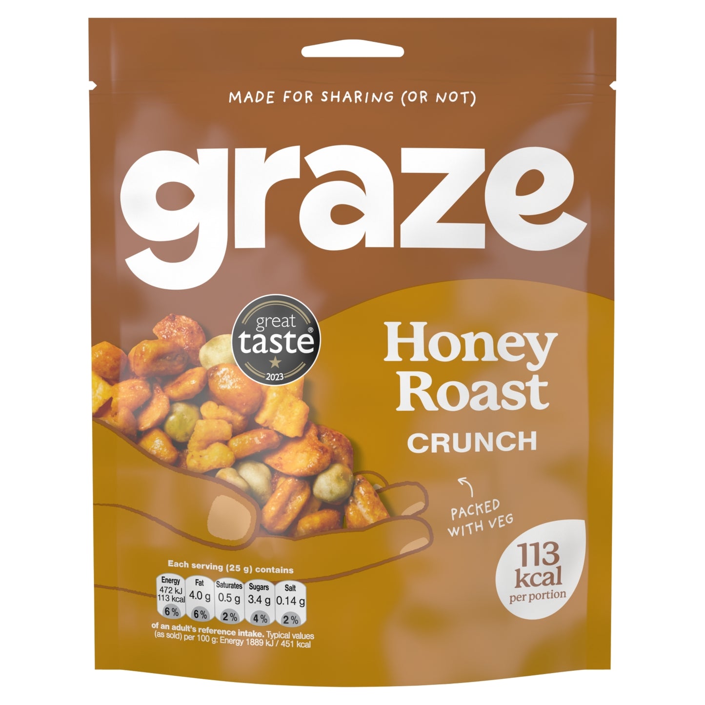 Graze Honey Roast Crunch 100g