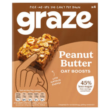 Graze Peanut Butter Oat Boosts Flapjacks 4 x 30g (120g)