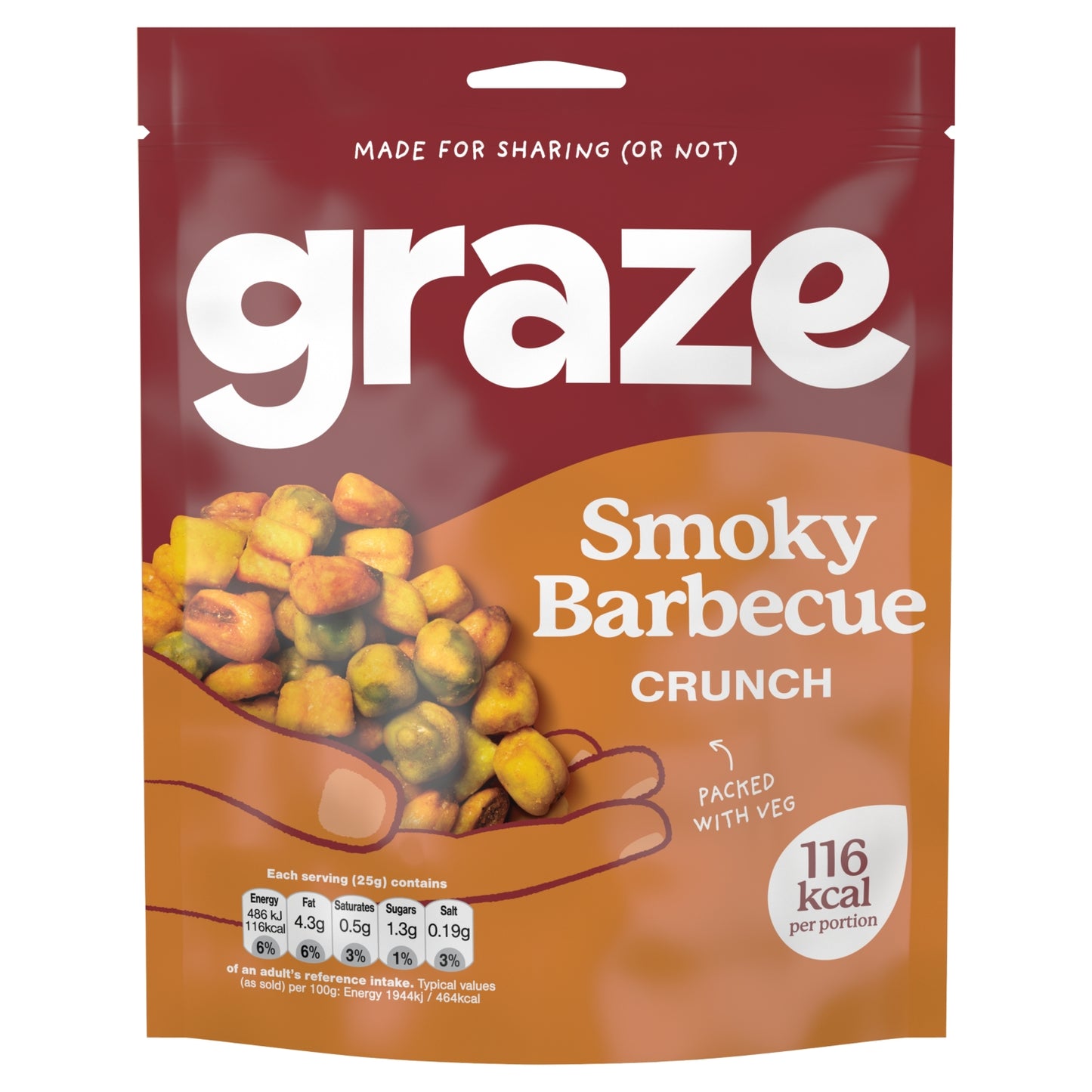 Graze Smoky Barbecue Crunch 100g