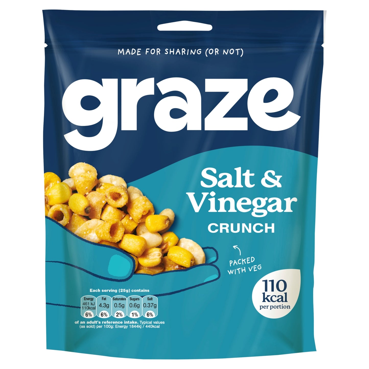 Graze Salt & Vinegar Crunch 100g