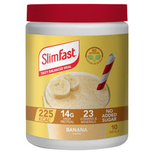 SlimFast Meal Replacement Shake Powder Tin, Banana Flavour, 10 meals, 365g