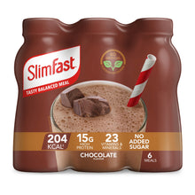 SlimFast Ready to Drink Meal Replacement Shake, Chocolate Flavour, 6 meals, 325ml