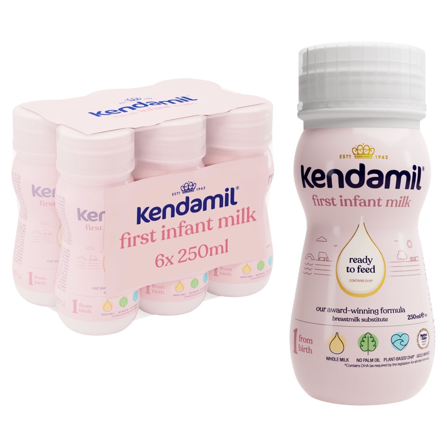 Kendamil First Infant Milk 6 x 250ml