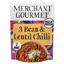 Merchant Gourmet 3 Bean & Lentil Chilli 280g