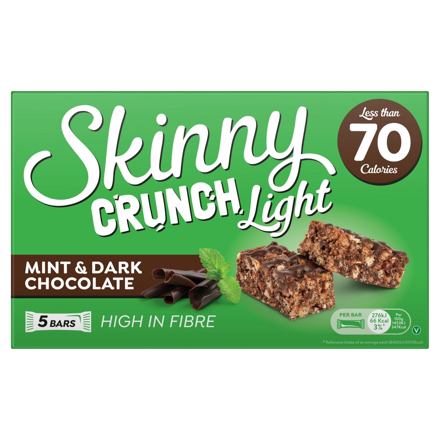Skinny Crunch Light Mint 5 x 19g