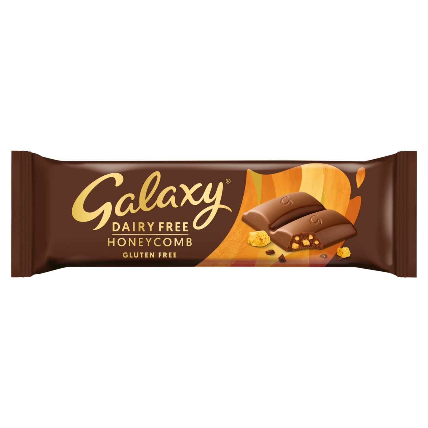 Galaxy Dairy Free & Vegan Honeycomb Chocolate Bar 40g