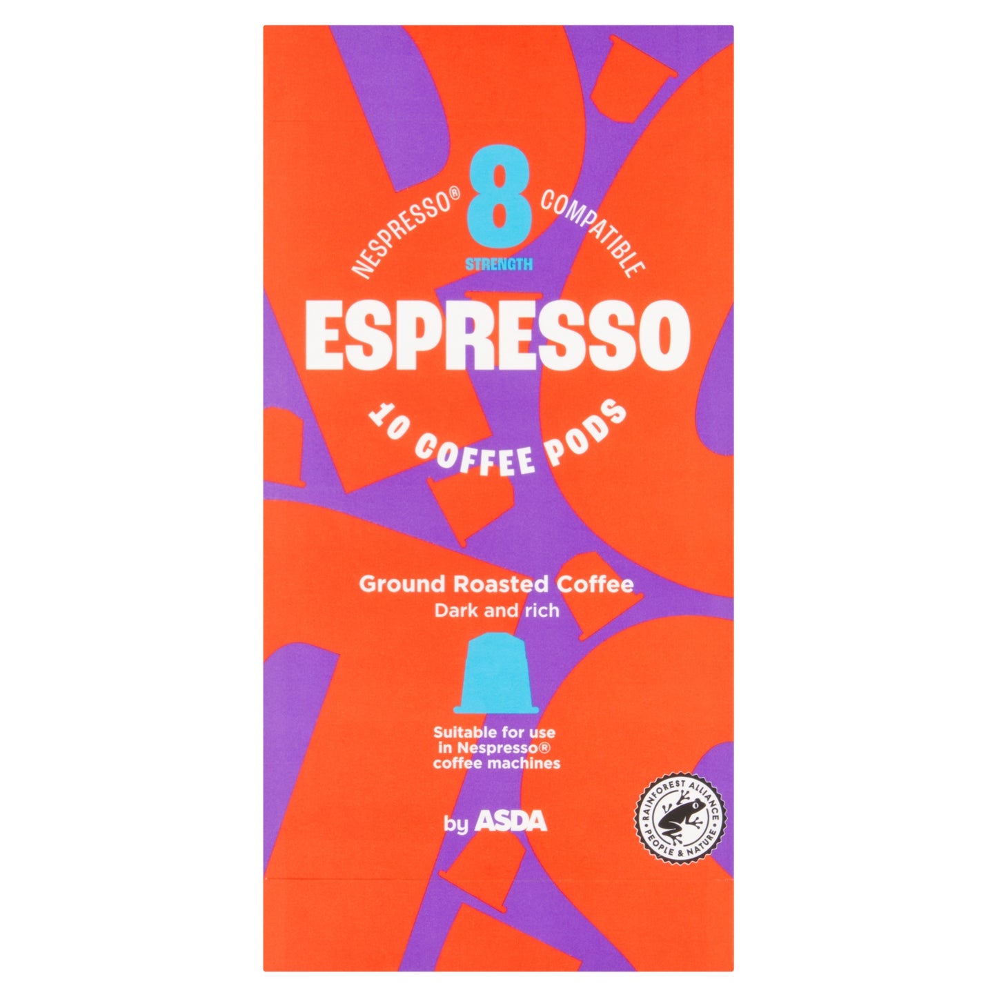 ASDA Espresso Coffee Pods 10 x 5.2g (52g)