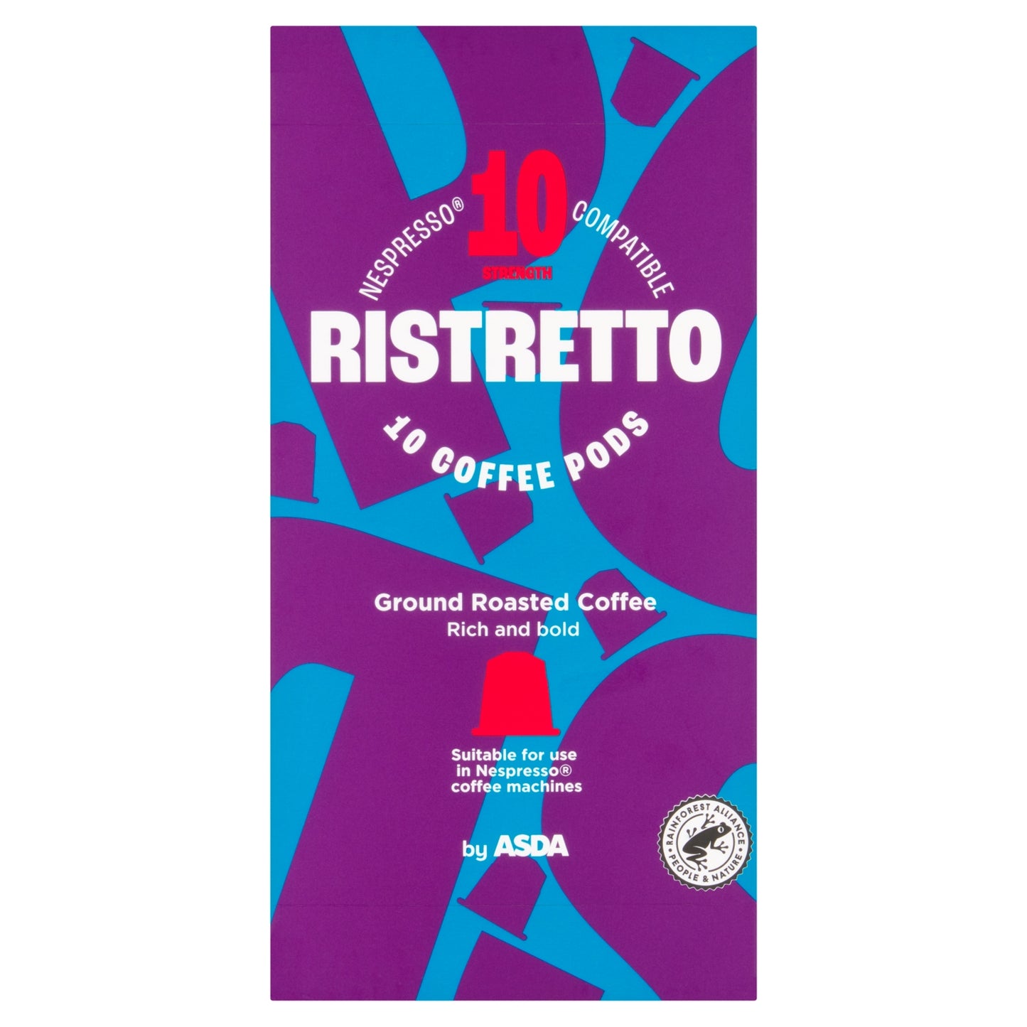 ASDA Ristretto Coffee Pods 10 x 5.2g (52g)