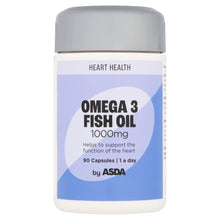 ASDA Heart Health Omega 3 Fish Oil 1000mg 90 Capsules