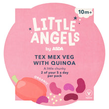 LITTLE ANGELS by ASDA Organic Tex Mex Veg with Quinoa 10m+ 190g
