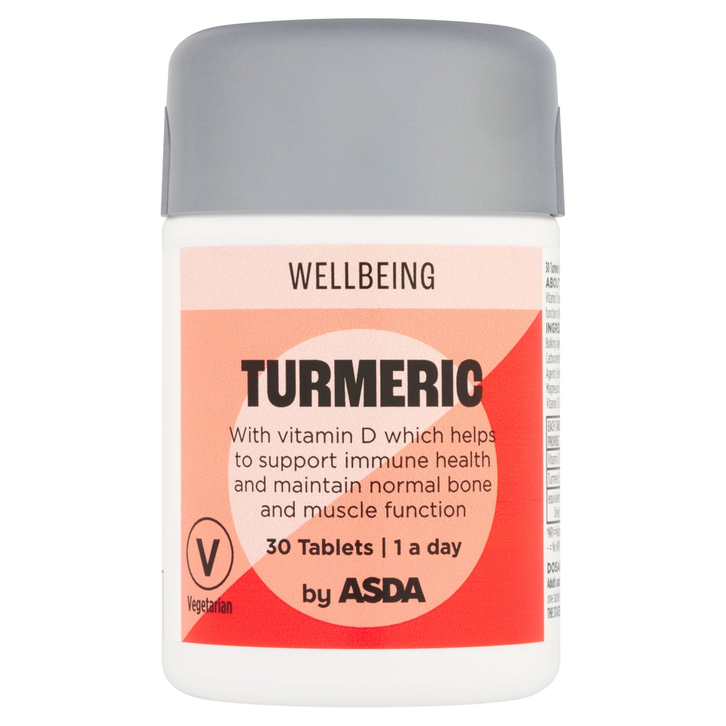ASDA Wellbeing 1 a day Turmeric 30 Tablets