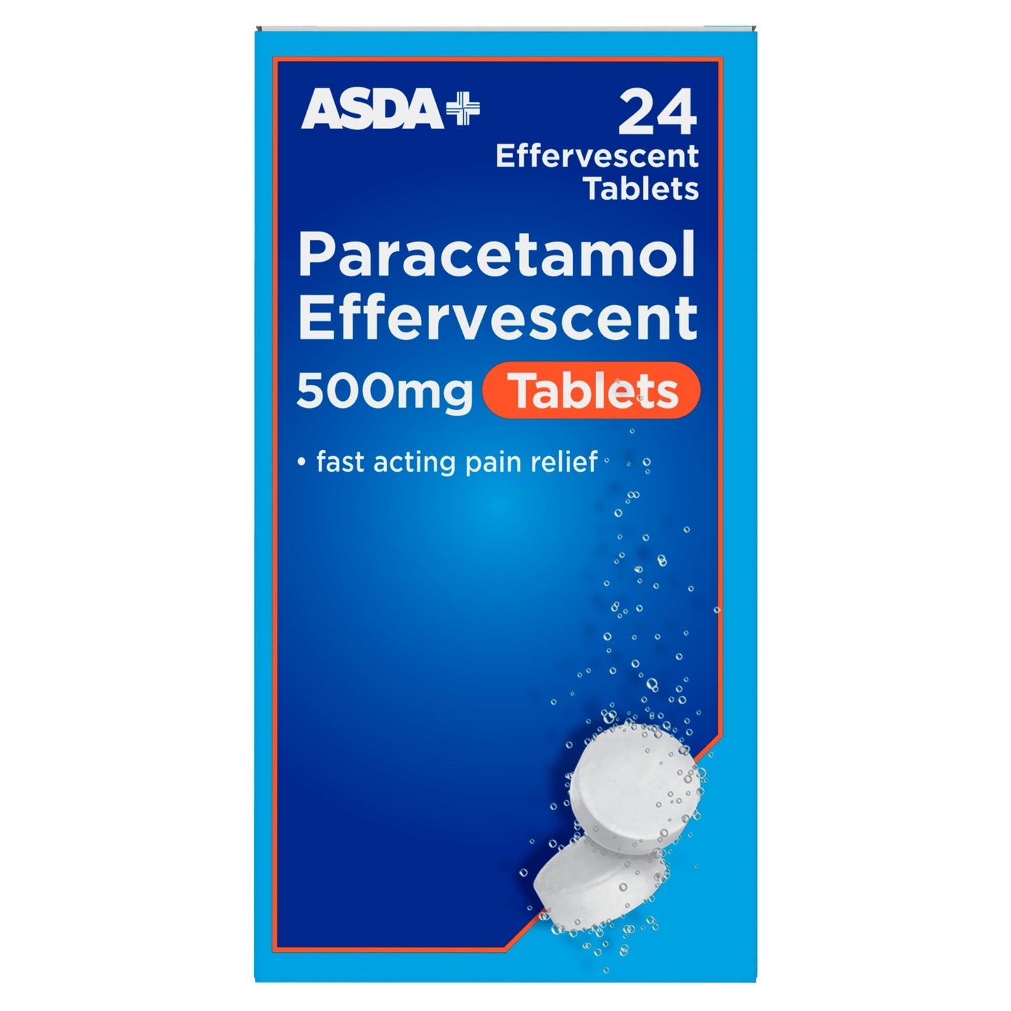 ASDA 24 Paracetamol Effervescent 500mg Tablets