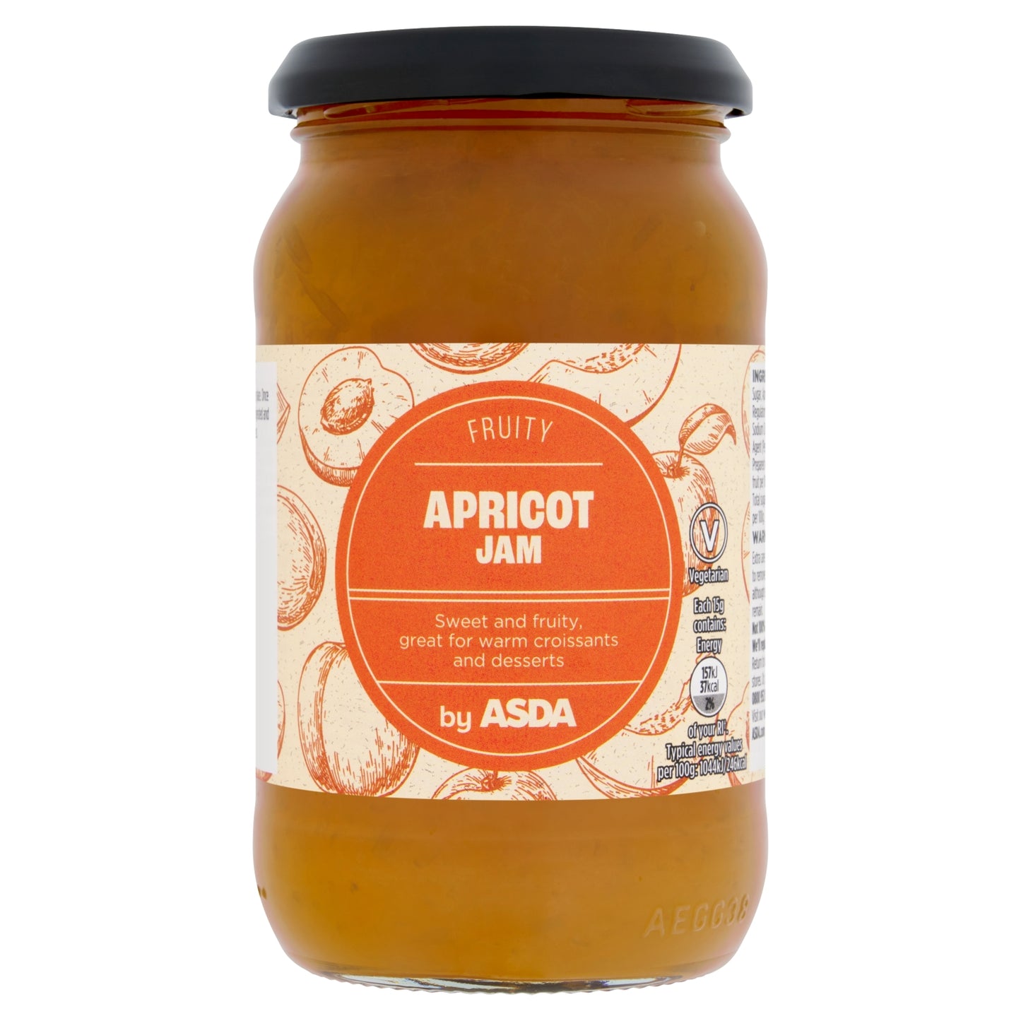 ASDA Fruity Apricot Jam 454g