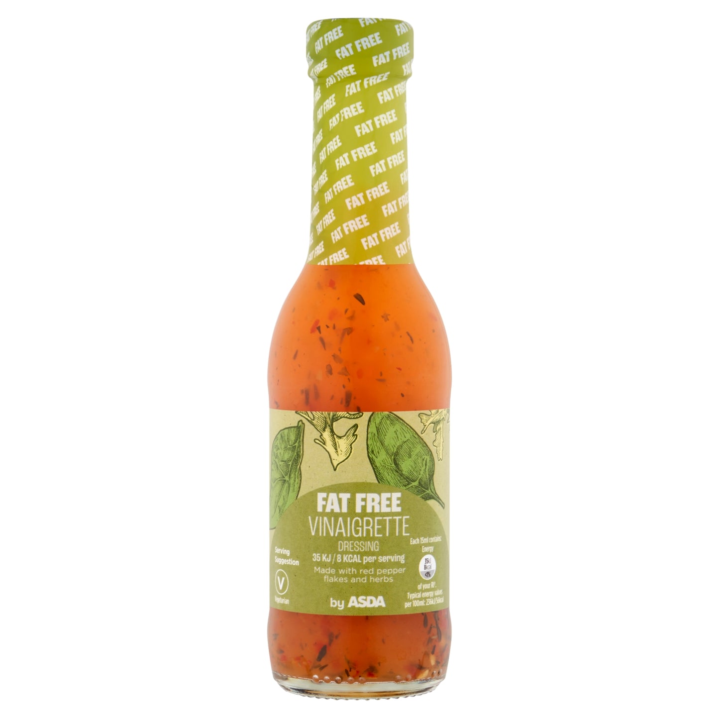 ASDA Fat Free Vinaigrette Dressing 250ml
