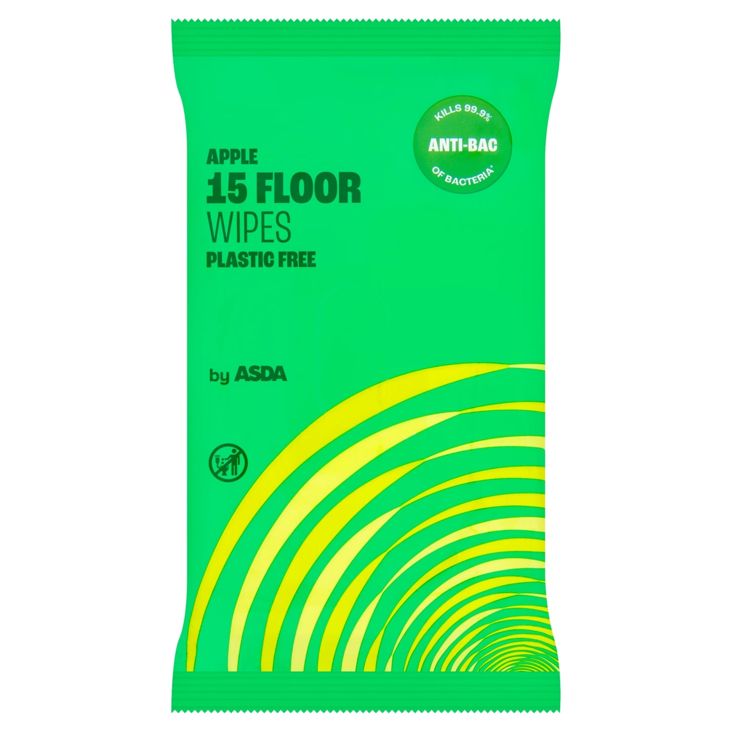 ASDA 15 Apple Floor Wipes