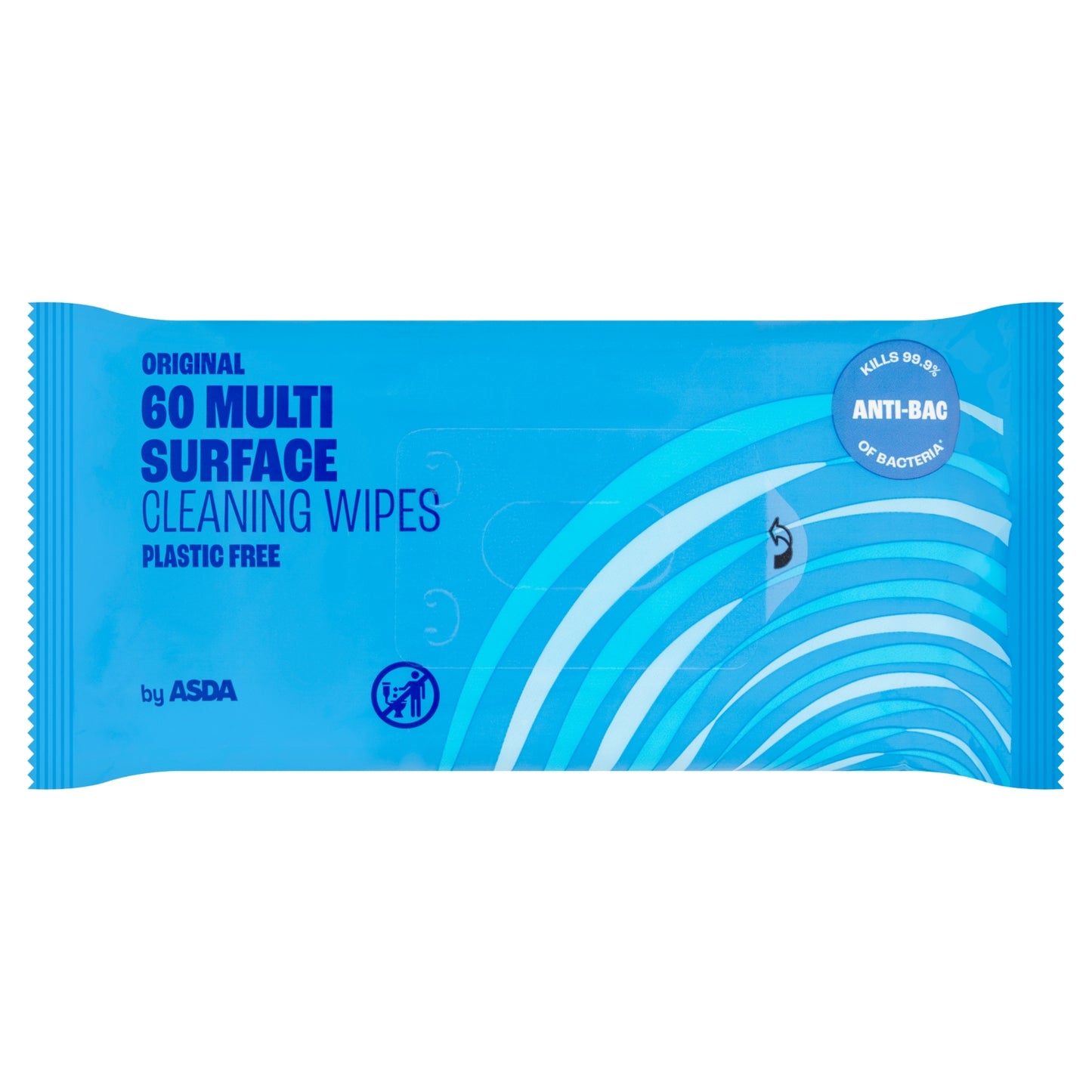 ASDA 60 Original Multi Surface Cleaning Wipes
