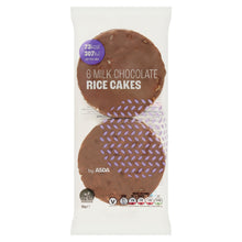 ASDA 6 Milk Chocolate Rice Cakes 90g