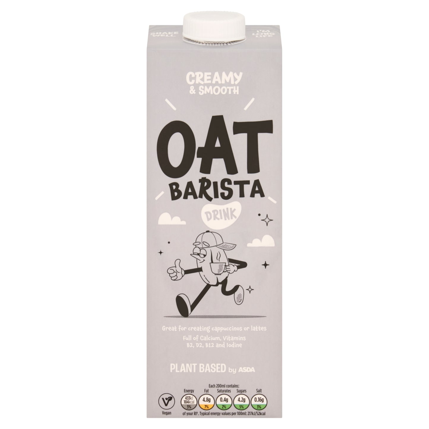 Plant Based by ASDA Oat Barista Drink 1 Litre