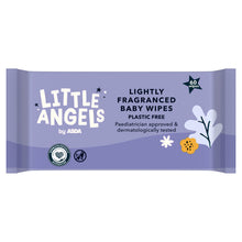 LITTLE ANGELS by ASDA by 60 Lightly Fragranced Baby Wipes