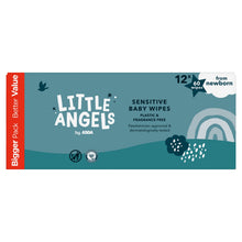 LITTLE ANGELS by ASDA by Sensitive Baby Wipes from Newborn 12 x 60