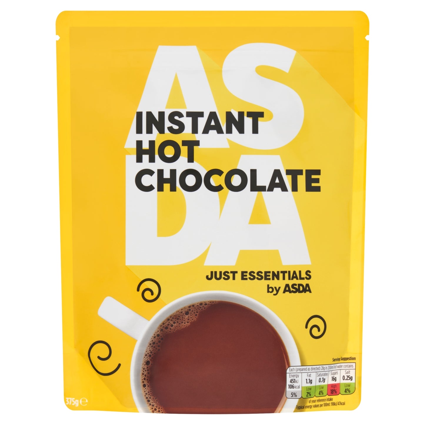 JUST ESSENTIALS by ASDA Just Essentials by Instant Hot Chocolate 375g