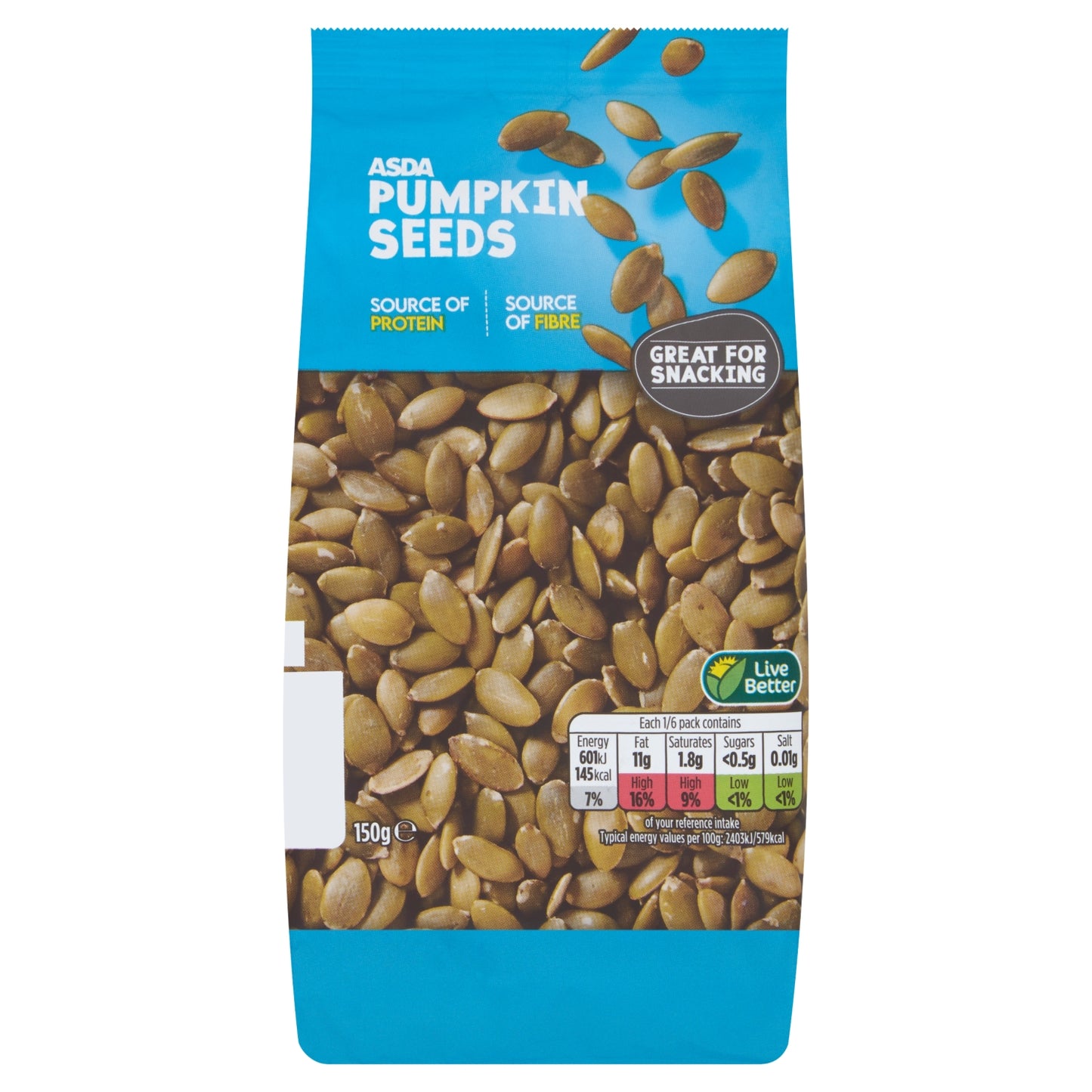 ASDA Pumpkin Seeds 150g