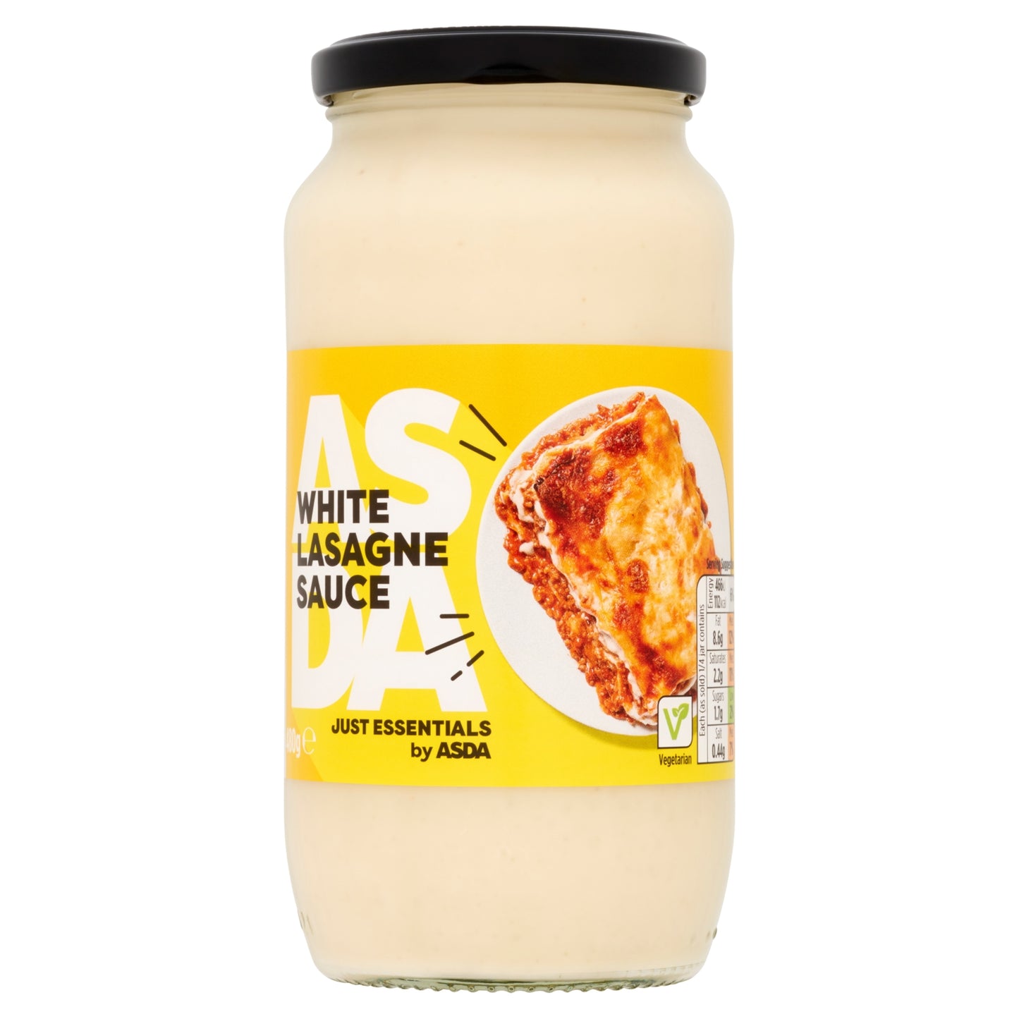 JUST ESSENTIALS by ASDA Just Essentials White Lasagne Sauce 480g