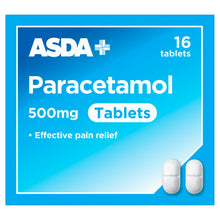 Asda Paracetamol 500mg Tablets 16 Tablets