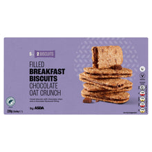 ASDA Filled Breakfast Biscuits Chocolate Oat Crunch 5 x 44g (220g)