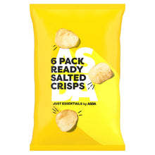 JUST ESSENTIALS by ASDA Pack Ready Salted Crisps 6 x 25g (150g)