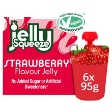 Jelly Squeeze Strawberry Flavour Jelly 6 x 95g