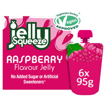 Jelly Squeeze Raspberry Flavour Jelly 6 x 95g (570g)