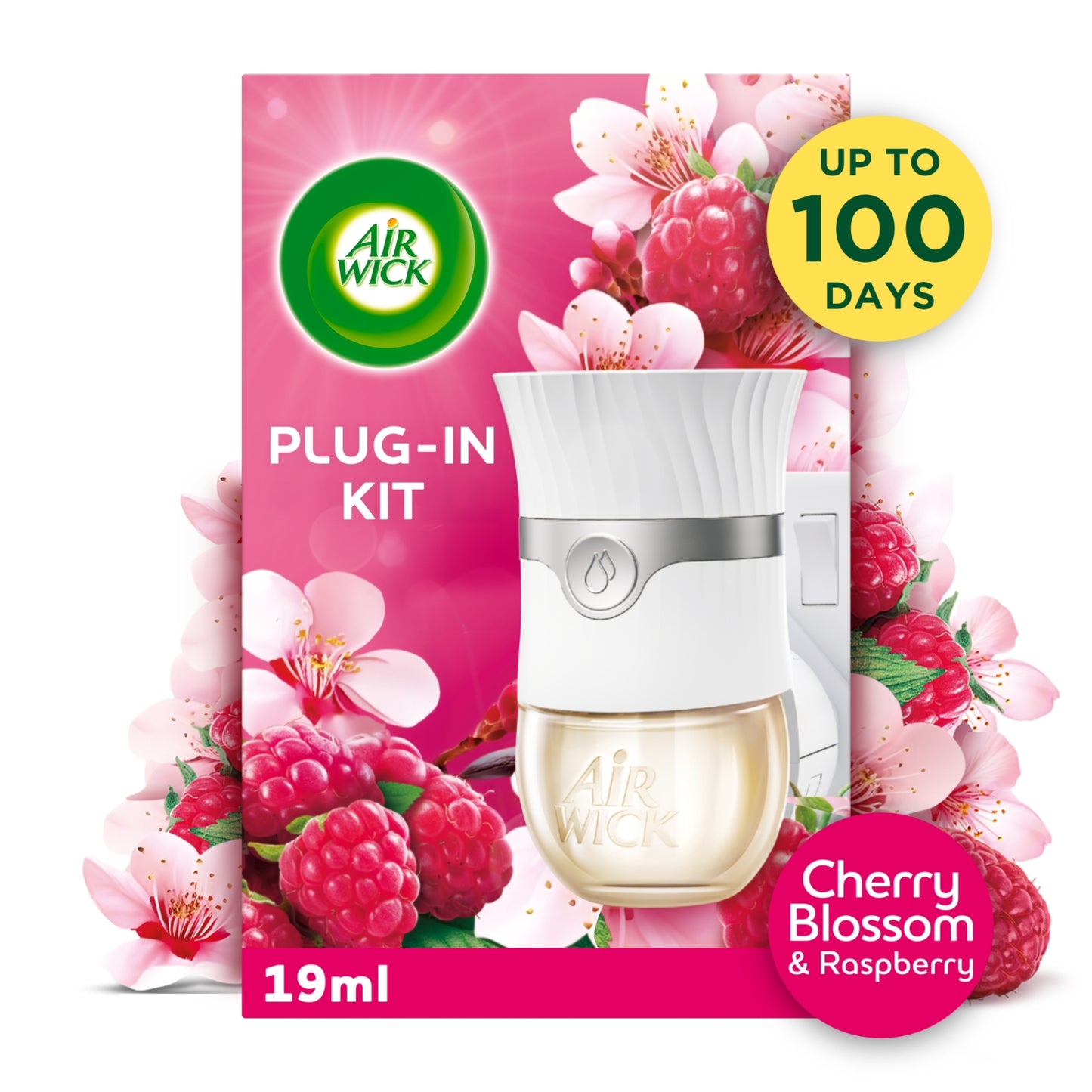 Air Wick Plug-In Kit Cherry Blossom & Raspberry Air Freshener 19ml