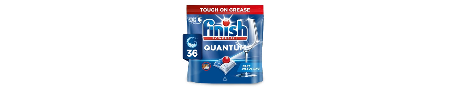 Finish Quantum All In One Dishwasher Tablets Fresh - 36 Tabs