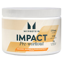 MyProtein Impact Pre-Workout Orange, Mango & Passionfruit Flavour 150g