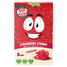 The Fruit Factory Strawberry Strings 5 x 20g (100g)