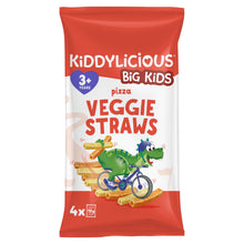 Kiddylicious Big Kids Pizza Veggie Straws 4 x 12g