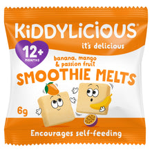 Kiddylicious Banana, Mango & Passion fruit Smoothie Melts 12+ Months 6g