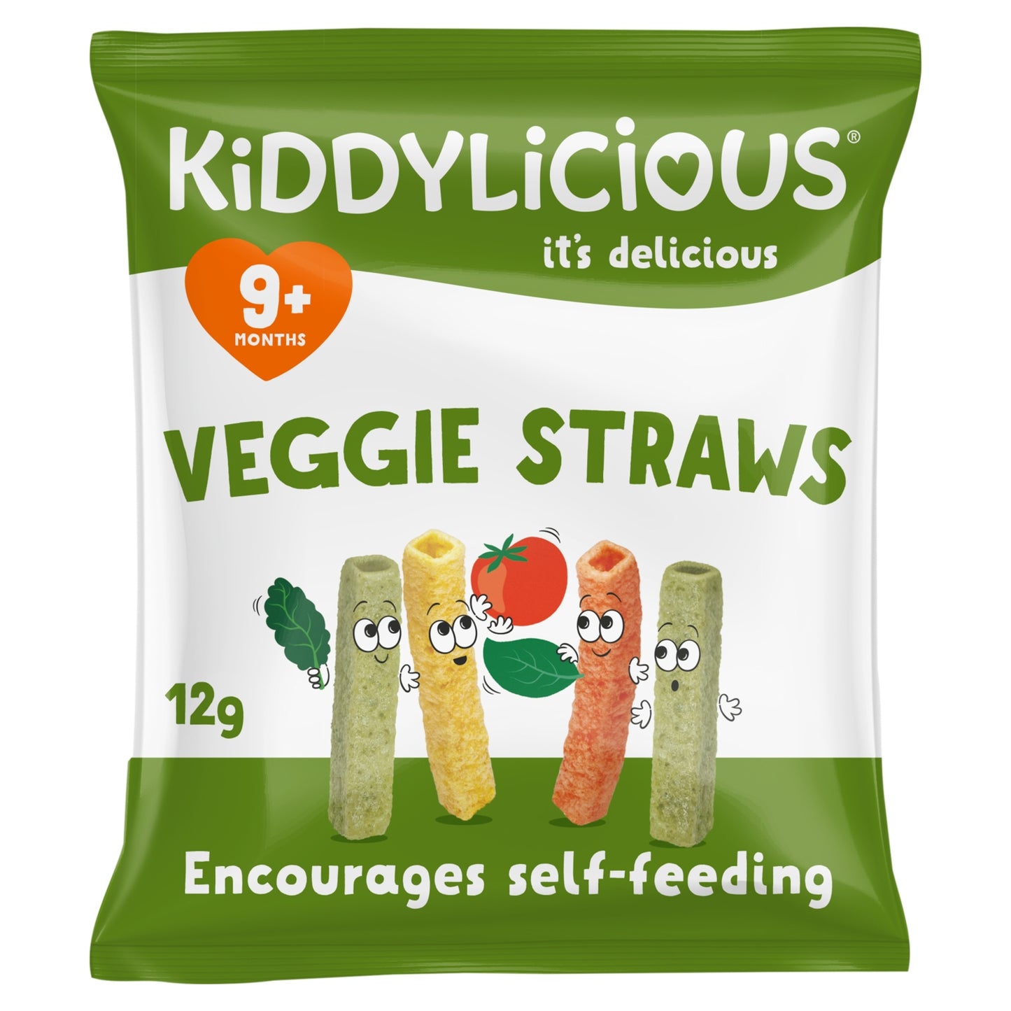 Kiddylicious Veggie Straws 9+ Months 12g