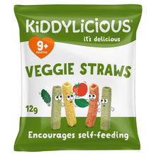 Kiddylicious Veggie Straws 9+ Months 12g