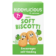 Kiddylicious Apple Soft Biscotti 7+ Months 6 x 20g (120g)