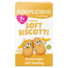 Kiddylicious Banana Soft Biscotti 7+ Months 6 x 20g (120g)