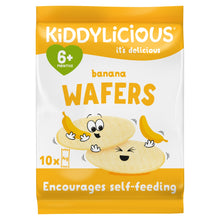 Kiddylicious Banana Wafers 6+ Months 10 x 4g (40g)