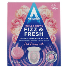 Astonish Toilet Bowl Fizz & Fresh Pink Peony Fresh Tablets 8 x 25g (200g)