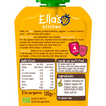 Ella's Kitchen Organic Bananas and Apples Baby Pouch 4+ Months 120g