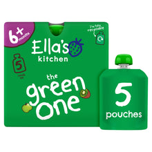 Ella's Kitchen the Green One Squished Smoothie Fruits 5 x 90g (450g)