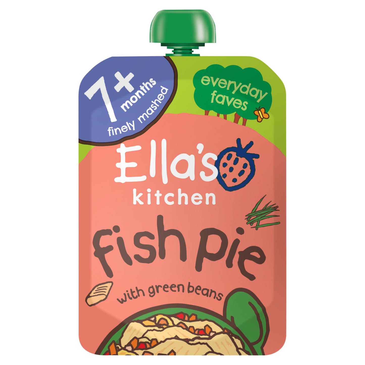 Ella's Kitchen Fabulous Fish Pie with Green Beans 7+ Months 130g