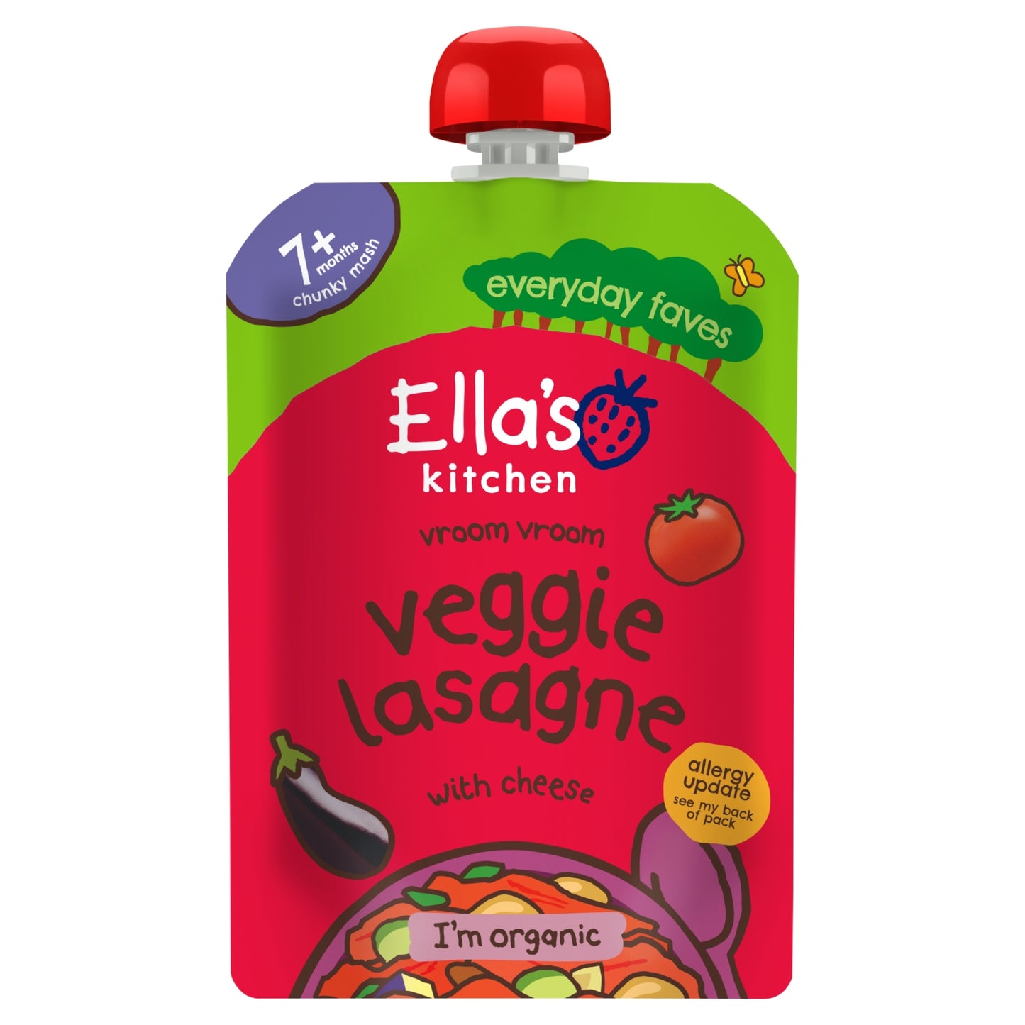Ella's Kitchen Veggie Lasagne with Cheese 7+ Months 130g